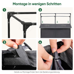 Sekey Pfandflaschen Sammelbehälter 160L mit 2 Innenbeuteln, Großer Flaschenkorb für Leergut & Dosen, Pfandsammler mit Doppel-Einwurföffnung und Schultergurten, Recycling Aufbewahrung für Küche, Keller & Garage