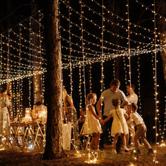 Salcar LED Lichterkette mit 5m/10m/15m/20m Länge – 50–300 LEDs, Fernbedienung, 8 Modi, Timer & IP44 Wasserdicht, für Weihnachtsdeko, Party, Hochzeit, Garten – Warmweiß Salcar