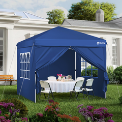 Sekey 3x3 m Faltpavillon mit 4 Seitenteilen