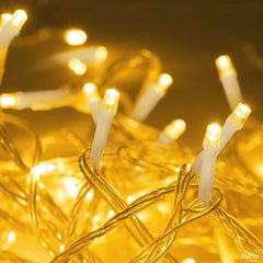 Salcar LED Lichterkette mit 5m/10m/15m/20m Länge – 50–300 LEDs, Fernbedienung, 8 Modi, Timer & IP44 Wasserdicht, für Weihnachtsdeko, Party, Hochzeit, Garten – Warmweiß Salcar