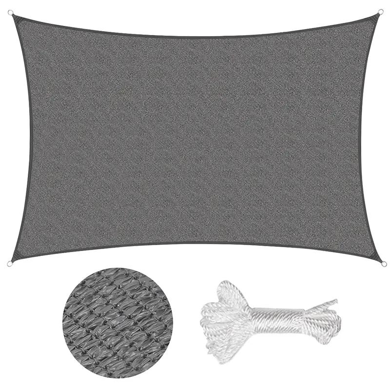Sekey Sonnensegel HDPE Sonnenschutzsegel mit Seilen Sekey