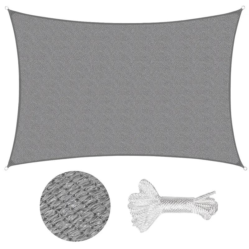 Sekey Sonnensegel HDPE Sonnenschutzsegel mit Seilen Sekey