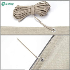 Sekey Balkon Sichtschutz aus 220 g/m² HDPE, Taupe Sekey