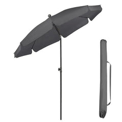 Sekey 200 cm Sonnenschirm mit Schutzhülle, Sonnenschutz UV50+ Sekey