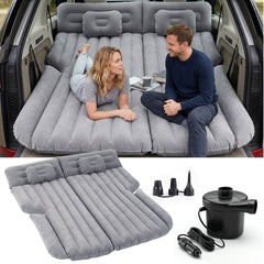 Sekey Auto-Luftmatratze mit 12V-Pumpe – SUV Matratze für 2–3 Personen, 185×144×12 cm, 6 Luftkammern, Tragbare Campingmatratze für Auto, Van, Kombi & Reisen