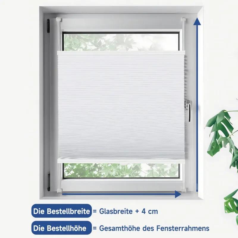 Sekey Wabenplissee ohne Bohren, zweifarbig, wendbar Sekey