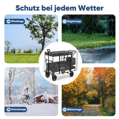 Sekey Bollerwagen Regenschutz, 110x60x75cm Sekey