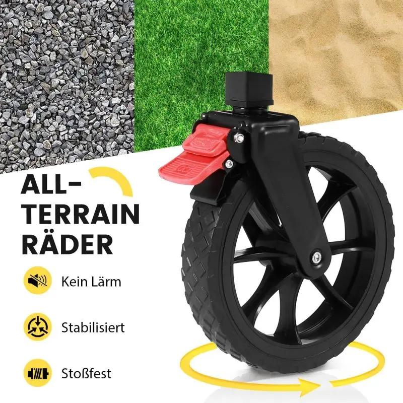 Sekey 160L / 100KG Faltbarer Bollerwagen, mit Praktischem Reißverschluss Sekey