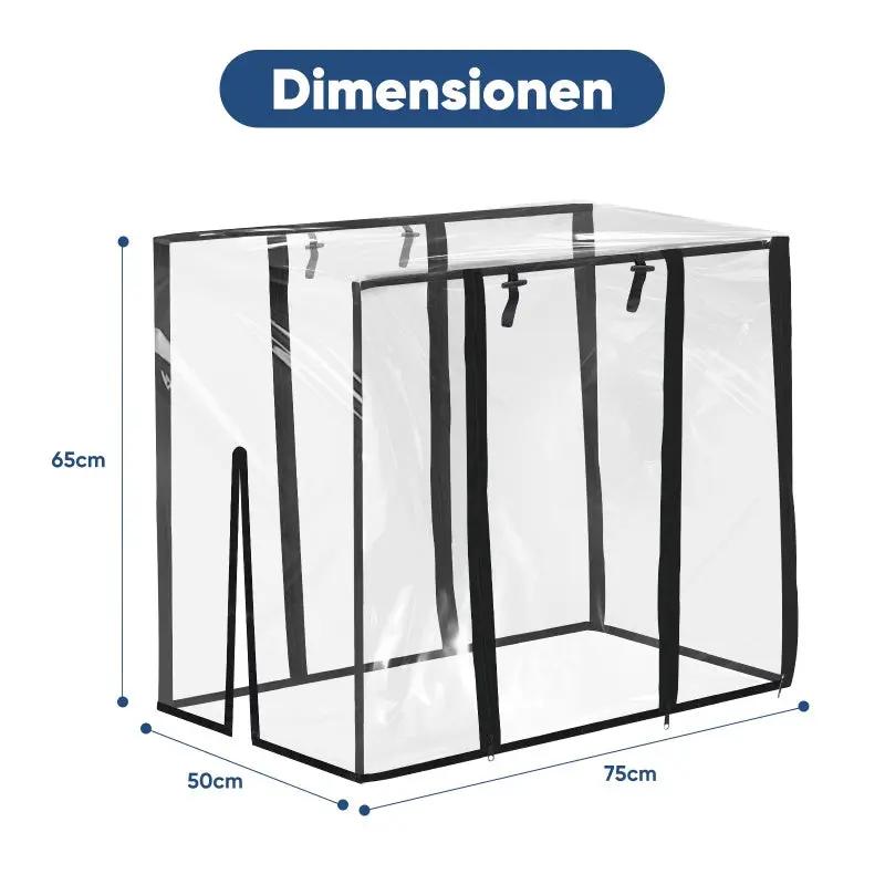 Sekey Bollerwagen Regenschutz, 75x50x65cm Sekey