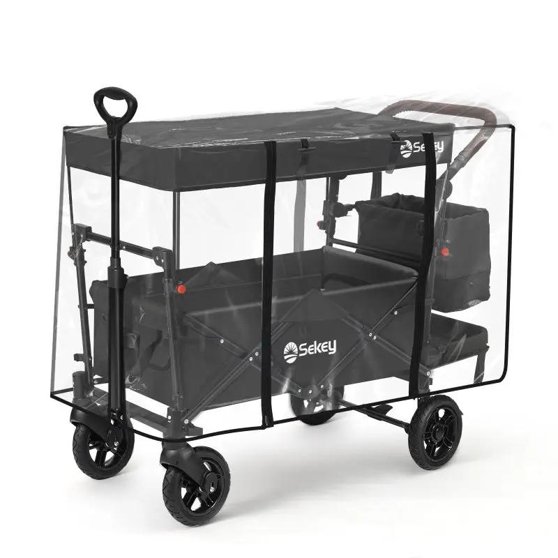Sekey Bollerwagen Regenschutz, 110x60x75cm Sekey