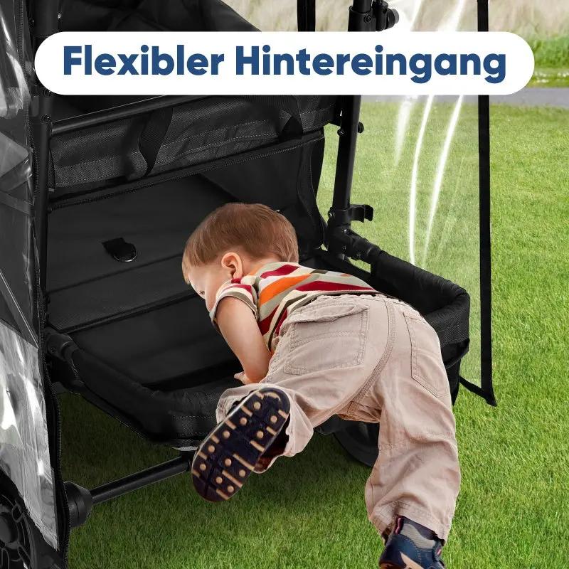 Sekey Bollerwagen Regenschutz, 110x60x75cm Sekey