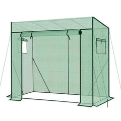 Sekey Foliengewächshaus mit Schrägdach, 200 cm x 77 cm x 146/169 cm Sekey