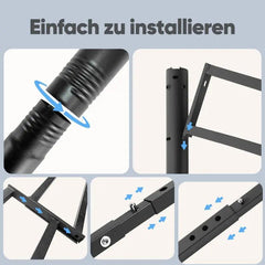 Sekey Garten Pavillon 3x3 m Wasserdicht Stabil Partyzelt, Gartenzelt mit 4 Seitenteile Reißverschluss, 180g/㎡ Polyester Sekey