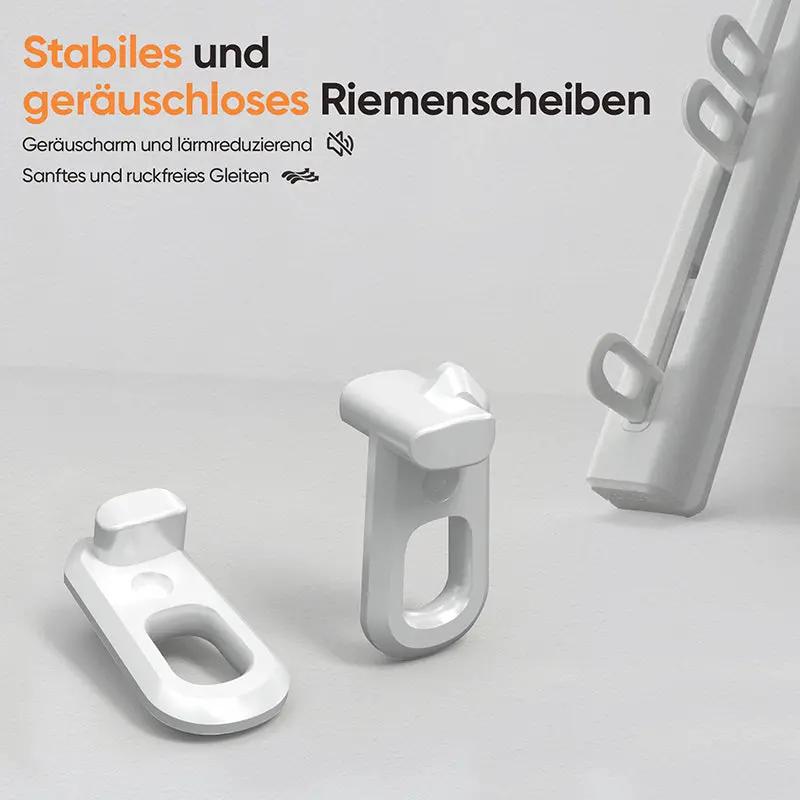 Sekey Gardinenstange Ausziehbar Gardinenschiene 1-läufig Alu-Vorhangschiene teleskopisch Sekey