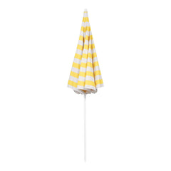 Sekey round parasol Ø160 cm – with carrying bag &amp; ground sleeve, for balcony &amp; beach