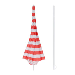 Sekey round parasol Ø160 cm – with carrying bag &amp; ground sleeve, for balcony &amp; beach