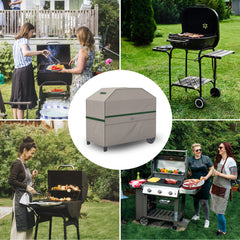 Sekey Grill-Schutzhülle 162×62×112 cm – Wetterfeste Grillabdeckung für Holzkohlegrill & Grillwagen, Wasserabweisend, UV-beständig, Windfest