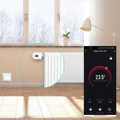Salcar Smartes Heizkörperthermostat Set – ZigBee Thermostat mit Gateway, OLED-Display, kompatibel mit Alexa & Google Assistant, programmierbar