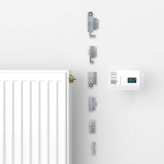 Salcar Smartes Heizkörperthermostat Set – ZigBee Thermostat mit Gateway, OLED-Display, kompatibel mit Alexa & Google Assistant, programmierbar