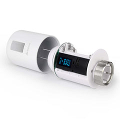 Salcar Smartes Heizkörperthermostat Set – ZigBee Thermostat mit Gateway, OLED-Display, kompatibel mit Alexa & Google Assistant, programmierbar