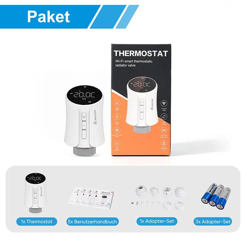 Salcar Smart WiFi Heizkörperthermostat Thermostat Heizung Salcar