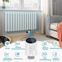 Salcar Smart WiFi Heizkörperthermostat Thermostat Heizung Salcar