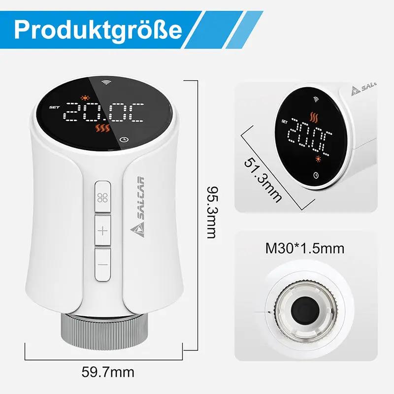 Salcar Smart WiFi Heizkörperthermostat Thermostat Heizung Salcar