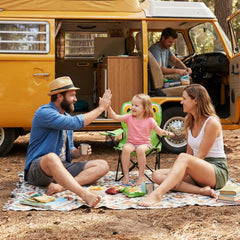 Sunula Kinder Klappstuhl Outdoor – Campingstuhl mit Frosch-Motiv & Getränkehalter, leicht & stabil, faltbar für Garten, Picknick & Camping