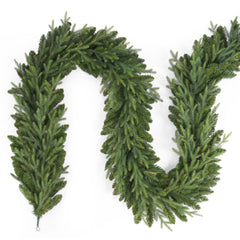 Salcar Künstliche Weihnachtsgirlande – Naturgetreue Fichten-Optik aus PE & PVC, 3 m / 5 m / 10 m