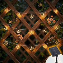 Salcar LED Solar Feuerwerk Lichterkette Außen – 75 LEDs, 8 Modi, Warmweiß Garten- & Weihnachtsdeko