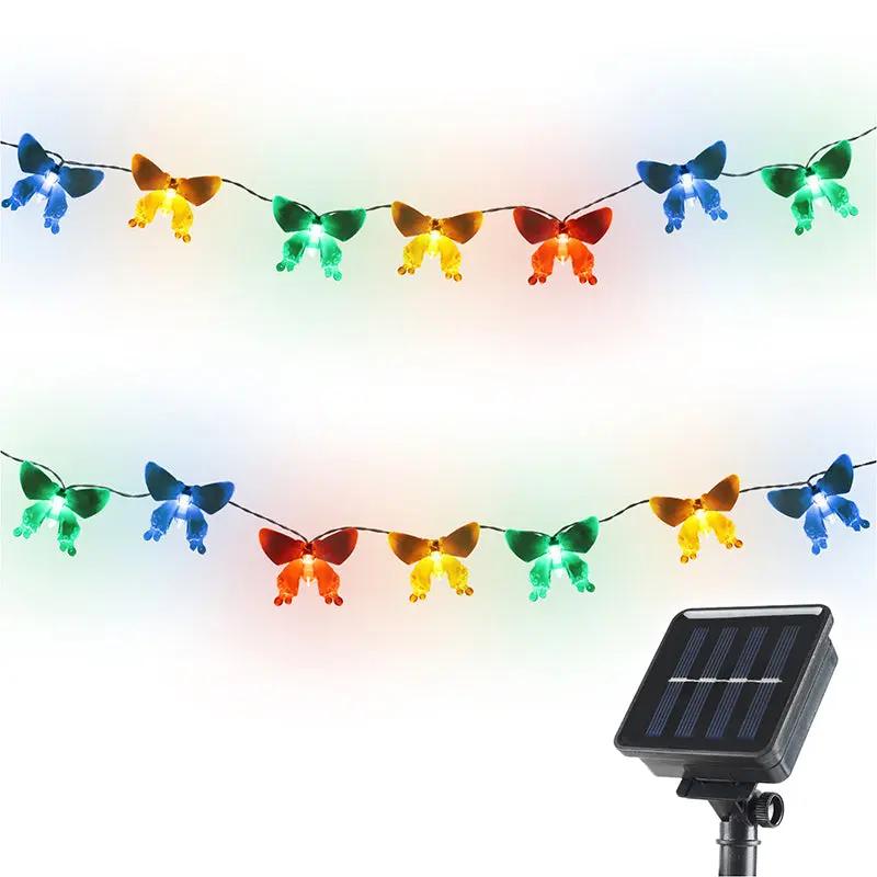 Salcar 5 m / 10m LED Solar Schmetterling Lichterkette, 20 / 50 LEDs Salcar