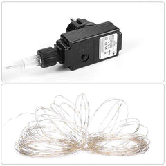 Salcar 20 m LED Micro Lichterkette, 200 LEDs, 4,5V GS zertifizierte Stromversorgung Sekey