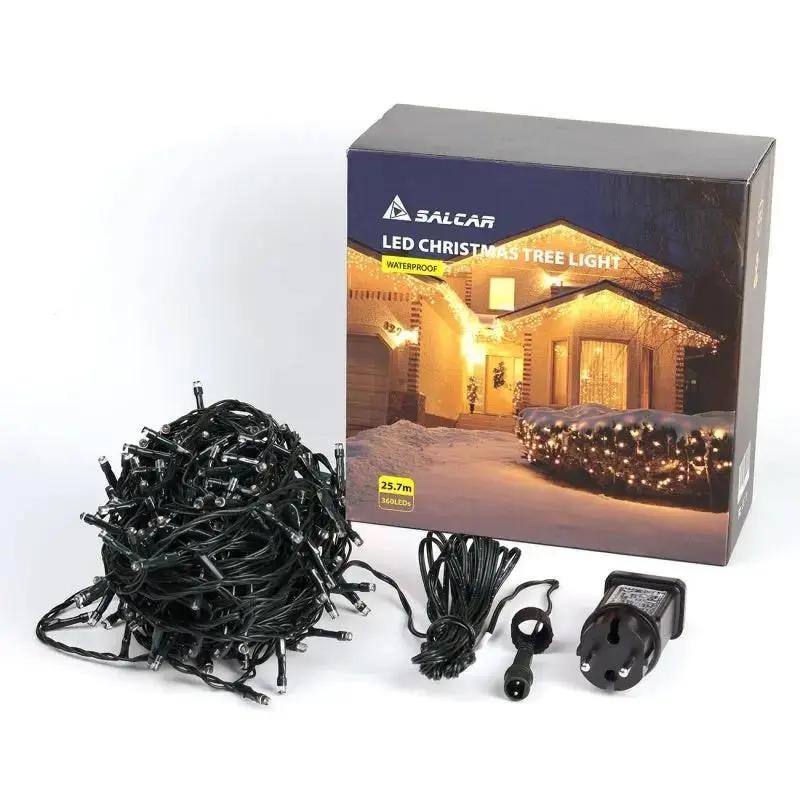 Salcar 2m Lichterkette, 20 LEDs, 31V GS-zertifizierte Stromversorgung, USB Salcar
