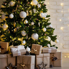 Salcar 3m LED Weihnachtsbaum-Lichterkette mit 10 Girlanden, Sternspitze & 360 LEDs – 8 Modi, Warmweiß, Sicher & Energiesparend Salcar