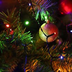 Salcar 1.5 m LED Lichterkette für Weihnachtsbaum, mit 8 Strängen, 200 LEDs Salcar