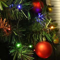 Salcar 1.5 m LED Lichterkette für Weihnachtsbaum, mit 8 Strängen, 200 LEDs Salcar