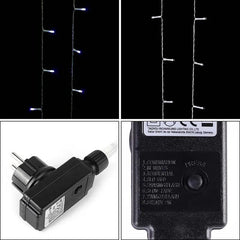 Salcar 3 x 3 m LED Lichtervorhang, 300 LEDs, 31V GS-zertifizierte Stromversorgung Salcar