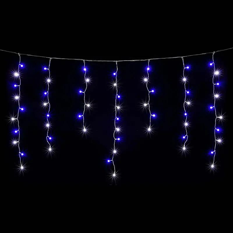 Salcar 2m/5 m / 10 m LED Eisregen Lichterkette, 80/ 200 / 400 LEDs, 31V GS-zertifizierte Stromversorgung Salcar