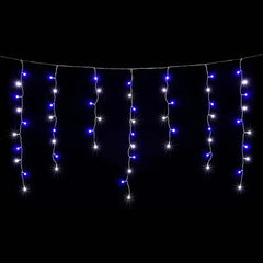 Salcar 2m/5 m / 10 m LED Eisregen Lichterkette, 80/ 200 / 400 LEDs, 31V GS-zertifizierte Stromversorgung Salcar