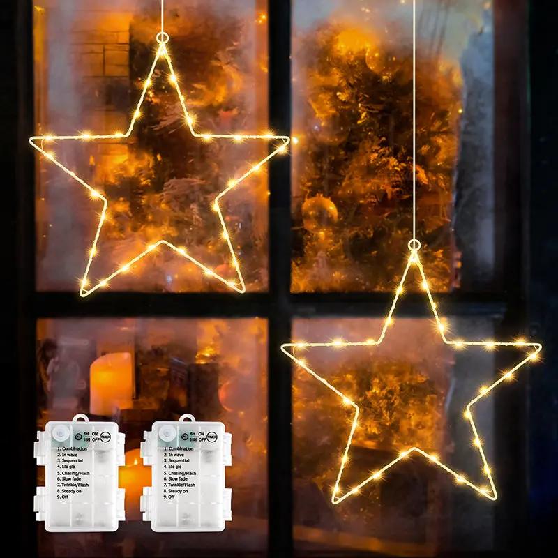 Salcar 30cm LED Fensterdeko Stern, 30 LEDs Sekey