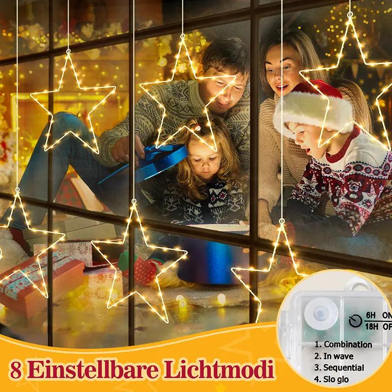 Salcar 30cm LED Fensterdeko Stern, 30 LEDs Sekey