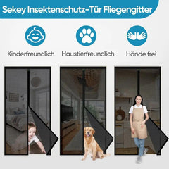 Sekey Kratzfest Magnet Fliegengitter, Breite nach Belieben zuschneidbar Sekey