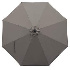 Sekey Sonnenschirm, 330cm Alu Gartenschirm 8-eckiger, mit Kurbel Sekey