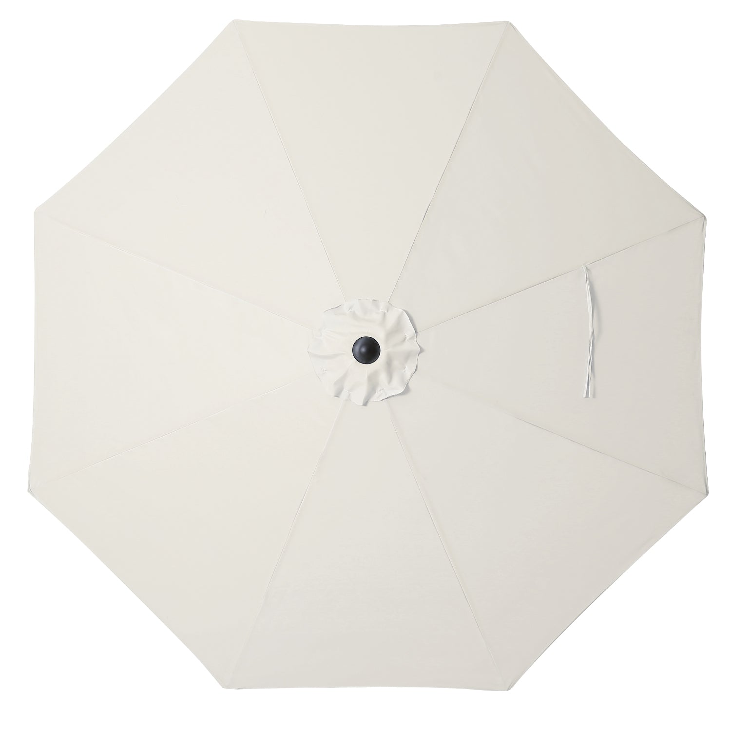 Sekey Sonnenschirm, 330cm Alu Gartenschirm 8-eckiger, mit Kurbel Sekey