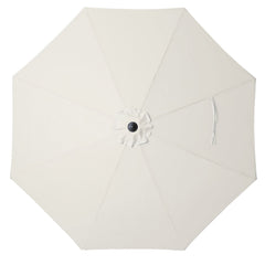 Sekey Sonnenschirm, 330cm Alu Gartenschirm 8-eckiger, mit Kurbel Sekey