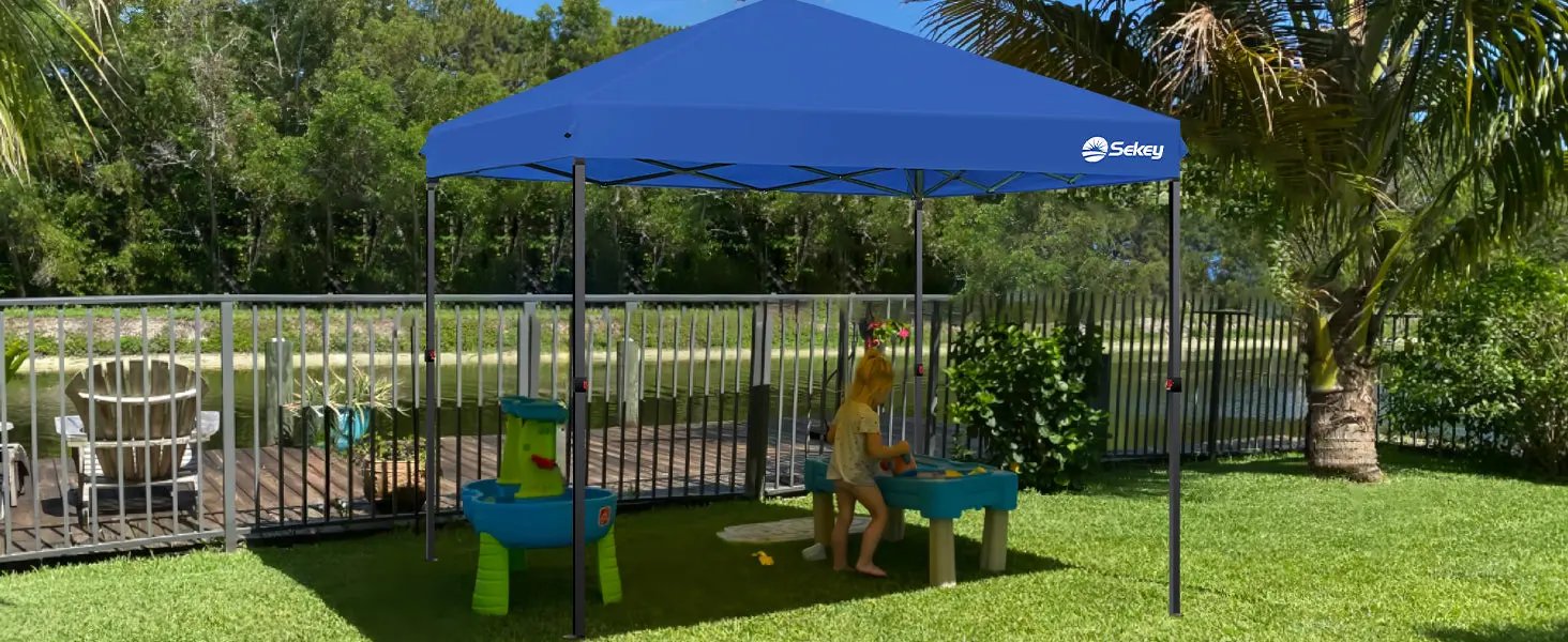 Sekey 300 x 300 cm Faltpavillon mit 4 Sandsäcken und Tragetasche Sekey