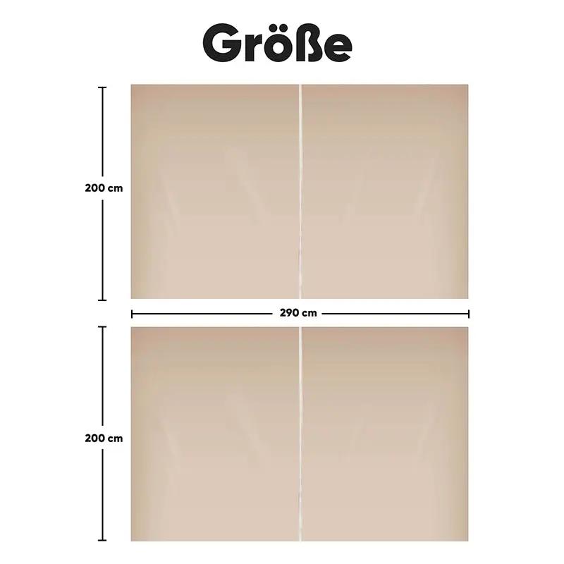 Sekey 290 x 200 cm Seitenwand für Pavillon, 2er Set Sekey