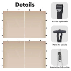 Sekey 290 x 200 cm Seitenwand für Pavillon, 2er Set Sekey