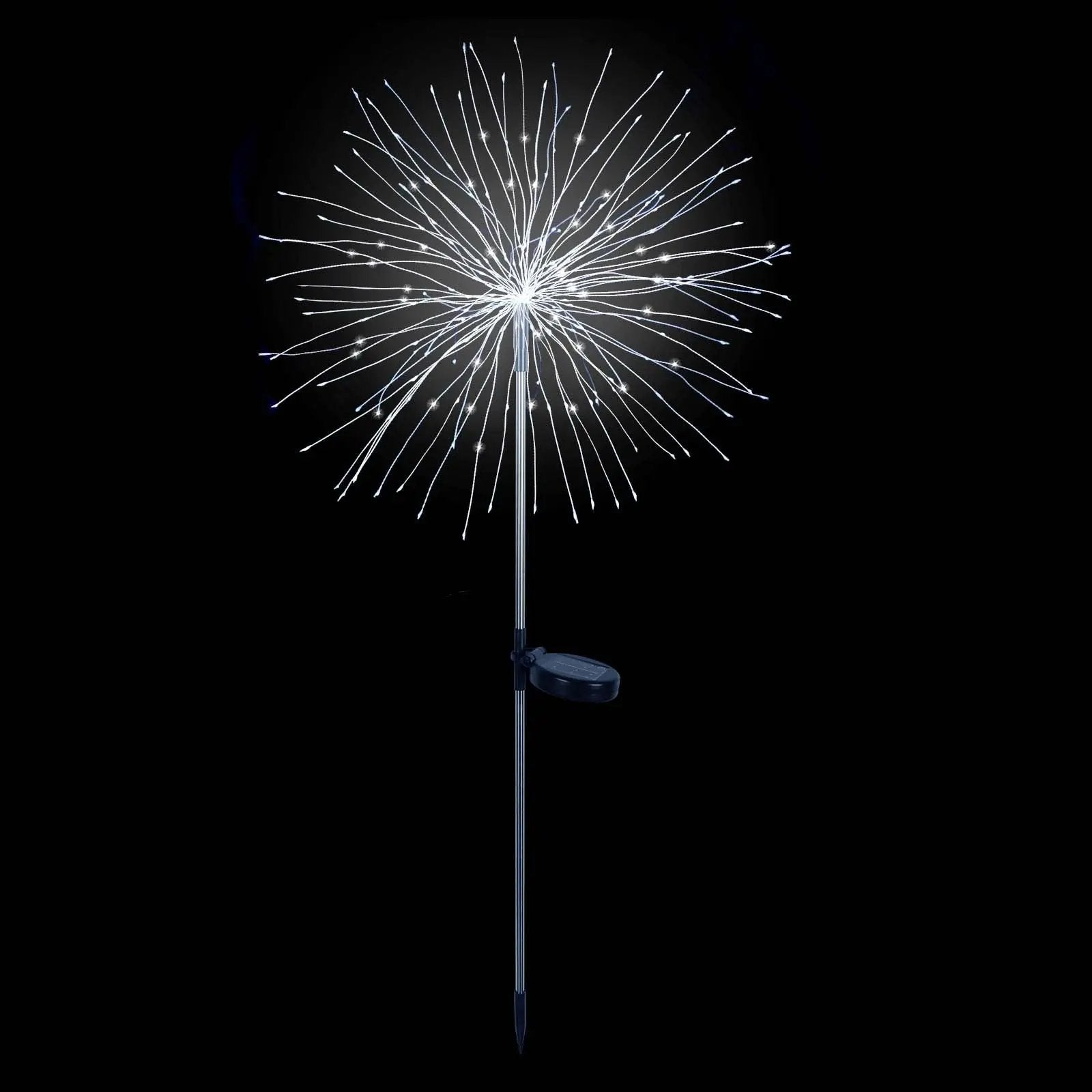 Salcar 2er Set LED Solar Gartenleuchte mit Feuerwerk-Effekt Salcar