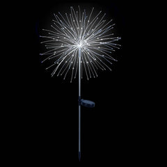 Salcar 2er Set LED Solar Gartenleuchte mit Feuerwerk-Effekt Salcar
